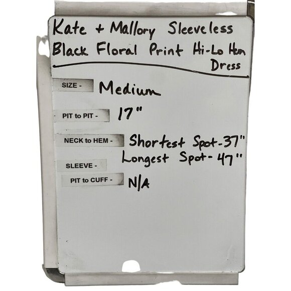 Black Floral Maxi Dress‎ Hi-Lo Hem Sz Med Beach Vacation Y2K babydoll Romantic - Picture 8 of 8